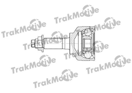 KIA Шрус внешний Sorento 2,5CRDi 06- (28 і 25 зуб.) Trakmotive 40-0733