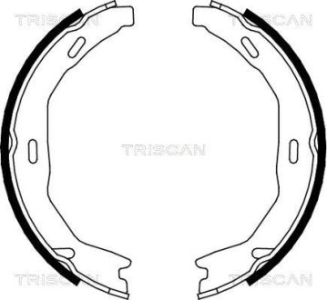 Гальмівні колодки ручного гальма TRISCAN 810023029