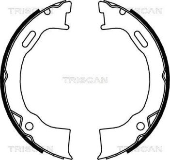 Гальмівні колодки ручного гальма TRISCAN 810080006