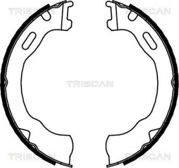 Гальмівні колодки ручного гальма TRISCAN 810080007