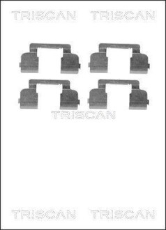 Комплектующие, колодки дискового тормоза TRISCAN 8105 251597