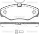 Комплект тормозных колодок, дисковый механизм TRISCAN 8110 10529 (фото 1)