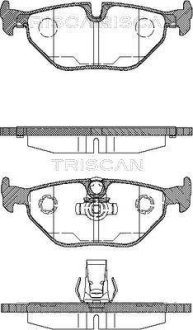 Комплект тормозных колодок, дисковый механизм TRISCAN 811011003 (фото 1)