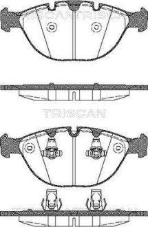 Гальмівні колодки, дискове гальмо (набір) TRISCAN 811011011 (фото 1)