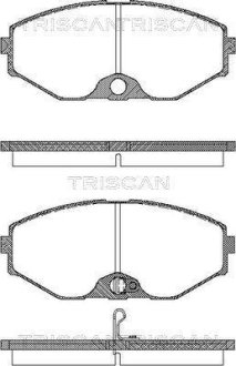 Гальмівні колодки, дискове гальмо (набір) TRISCAN 811014037