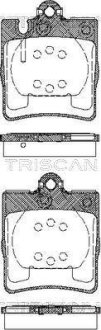 Комплект тормозных колодок, дисковый механизм TRISCAN 811023027