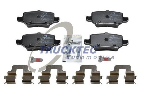 Гальмівні колодки, дискове гальмо (набір) AUTOMOTIVE TRUCKTEC 0235147