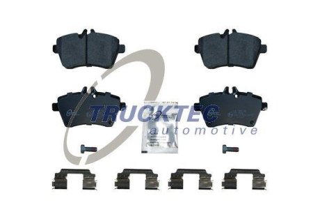 Колодки гальмівні дискові передні, комплект AUTOMOTIVE TRUCKTEC 0235148 (фото 1)