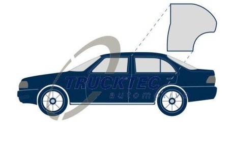 Уплотнение двери AUTOMOTIVE TRUCKTEC 0253039