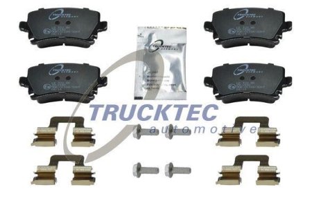 Колодки задние, (тип TRW) 04- (L=105mm) AUTOMOTIVE TRUCKTEC 0735138