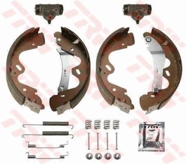 Комплект тормозов, барабанный тормозной механизм TRW BK1958
