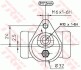 Гальмівний циліндрик (LUCAS) TRW BWC157 (фото 2)