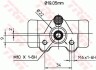 Колесный тормозной цилиндр TRW BWD127 (фото 2)