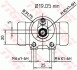 Колесный тормозной цилиндр TRW BWD135 (фото 2)