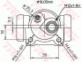 Гальмівний циліндрик (LUCAS) TRW BWD301 (фото 2)