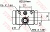 Колесный тормозной цилиндр TRW BWF307 (фото 2)