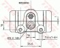 Гальмівний циліндрик (LUCAS) TRW BWN103 (фото 2)