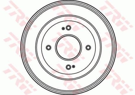 Гальмівний барабан (LUCAS) TRW DB4020