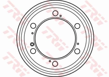 Гальмівний барабан (LUCAS) TRW DB4087