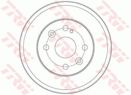 Гальмівний барабан задн MAZDA 2 1.3-1.6D 07.07-06.15 (LUCAS) TRW DB4429