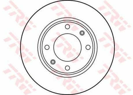 Тормозной диск TRW DF1218