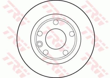 Гальмівний диск (LUCAS) TRW DF1593