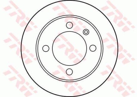 Гальмівний диск (LUCAS) TRW DF1630 (фото 1)