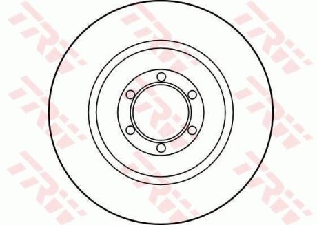 Гальмівний диск (LUCAS) TRW DF1707