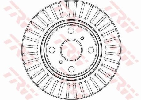 Тормозной диск TRW DF4058