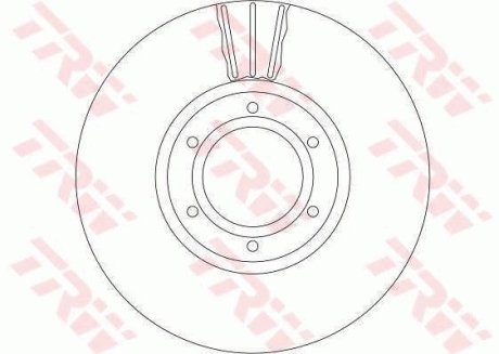 Тормозной диск TRW DF4111