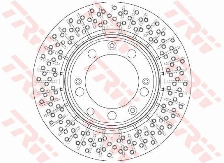 Диск гальмівний (LUCAS) TRW DF6281