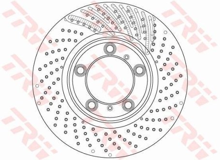 Тормозной диск TRW DF6464S