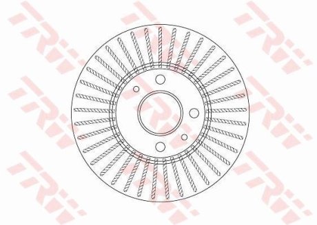 Диск гальмівний (LUCAS) TRW DF6693