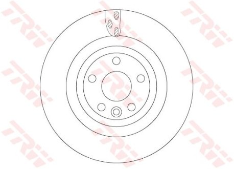 Тормозной диск TRW DF6706S