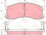 Комплект тормозных колодок, дисковый механизм TRW GDB1037 (фото 1)