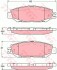 Комплект тормозных колодок, дисковый механизм TRW GDB1240 (фото 1)