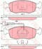 Комплект тормозных колодок, дисковый механизм TRW GDB1341 (фото 1)