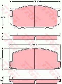 Автозапчасть TRW GDB181