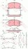 Комплект тормозных колодок, дисковый механизм TRW GDB3376 (фото 1)
