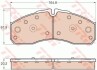 Комплект тормозных колодок, дисковый механизм TRW GDB3567 (фото 1)