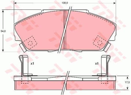 Автозапчасть TRW GDB733