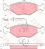 Гальмівні колодки, дискове гальмо (набір) (LUCAS) TRW GDB960 (фото 1)