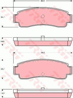 Автозапчасть TRW GDB982