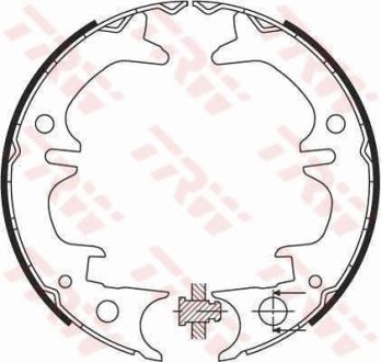 Комплект тормозных колодок, стояночная тормозная система TRW GS8430