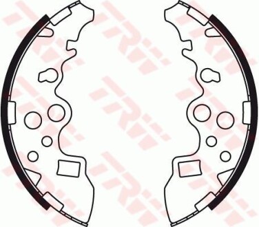 Комплект тормозных колодок TRW GS8485