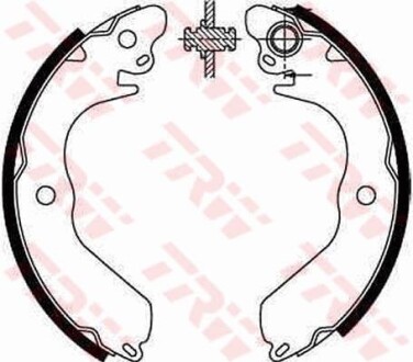 Комплект тормозных колодок TRW GS8553