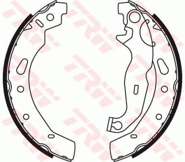 Комплект тормозных колодок TRW GS8787