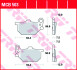 Гальмівна колодка (диск) (LUCAS) TRW MCB503 (фото 2)