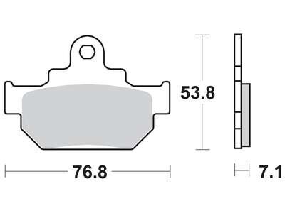 Гальмівна колодка (диск) TRW MCB550