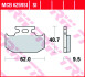 Гальмівна колодка (диск) (LUCAS) TRW MCB625RSI (фото 2)